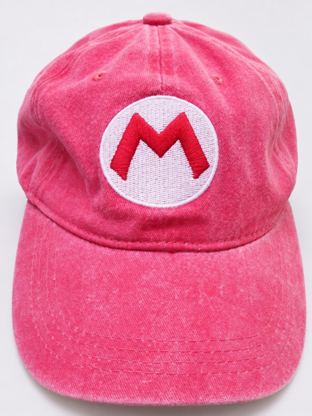 Mario M Logo Baseball Cap Vintage Retro Adjustable Hat
